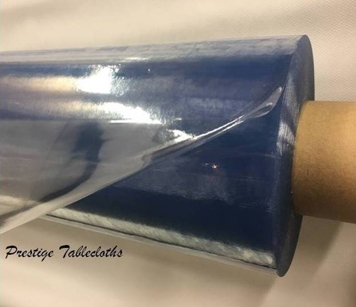 Crystal clear pvc vinyl - clear, wipe