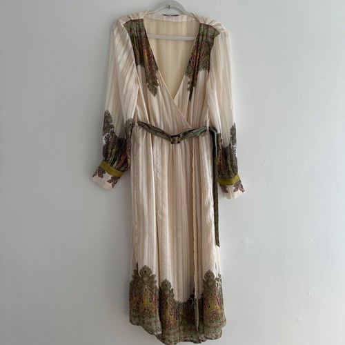 Next ivory chiffon wrap maxi - chiffon,