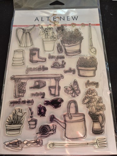 Altenew stamp set - , garden