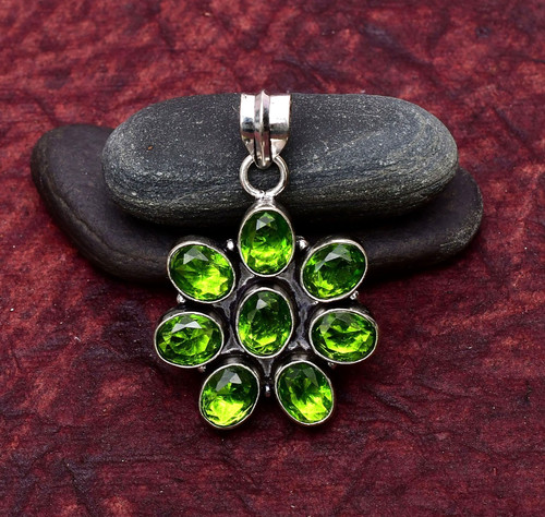 Peridot gemstone 925 sterling - 925,