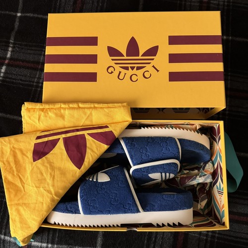 Blue gucci adidas platform - blue,
