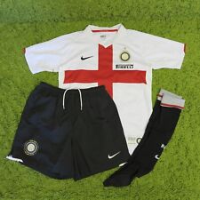 2008-2009 INTER MILAN AWAY FOOTBALL FULL KITS CENTENARY 13/15YRS LIKE XS 8.5/10