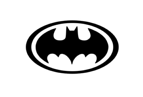 Batman logo vinyl sticker - logo, in
