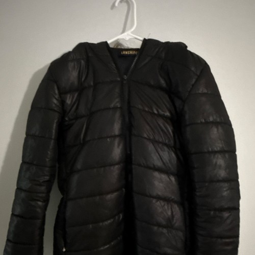 Lanshifei black long - black, hooded