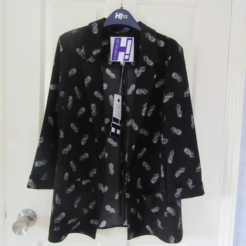 Bnwt black unlined jacket with - bnwt,