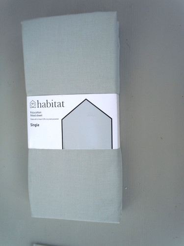 Habitat single fitted sheet - habitat,