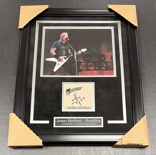 James hetfield signed - james,