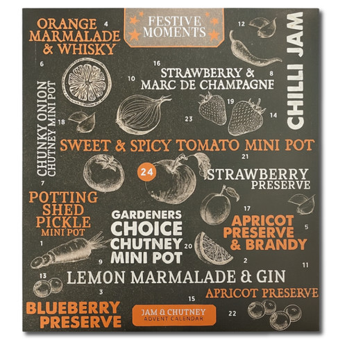Jam chutney advent calendar - jam,