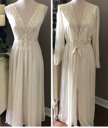 Vintage olga ivory nylon lace - ivory,