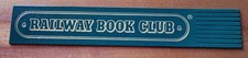 Railway Book Club 📚 Green Vintage Leather Bookmark GVC! B114