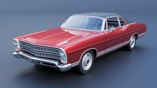 LTD Coupe 1967 Model Car Kit