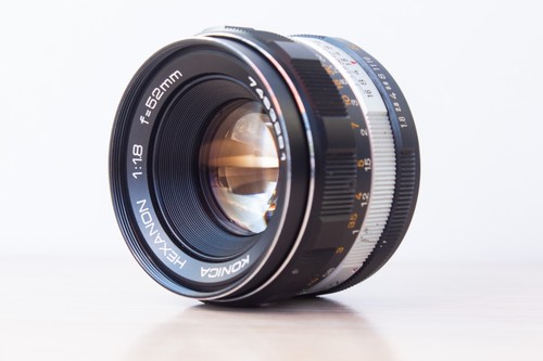 Konica hexanon 52mm 1 - hexanon, f/1.8