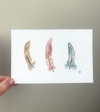 Original Feathers painting