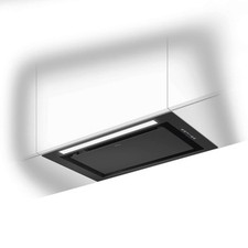 Elica LANE-60-BLK Built In 51cm 3 Speeds Canopy Cooker Hood Black B Rated