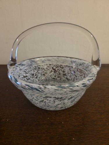 Handblown art glass - glass, confetti