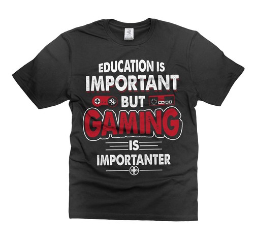 Funny gaming shirt education - gaming,