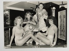 Miss UK 1987 Contestants London Beauty Pageant Fairground 1987 VTG Press Photo