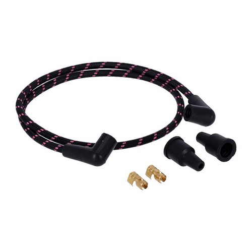 Vintage ignition cable black - vintage,