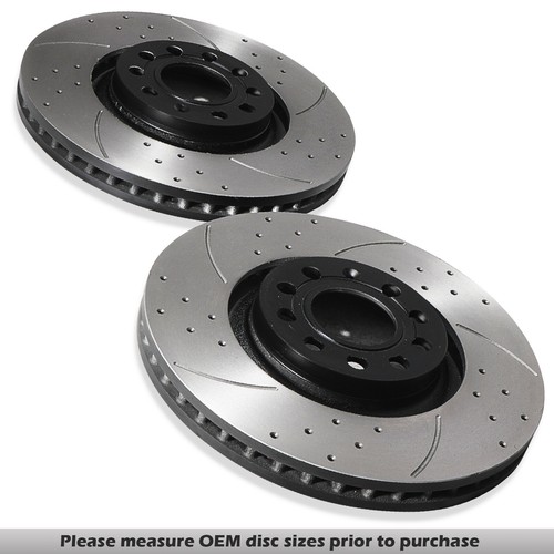 Front drilled grooved 320mm - grooved,