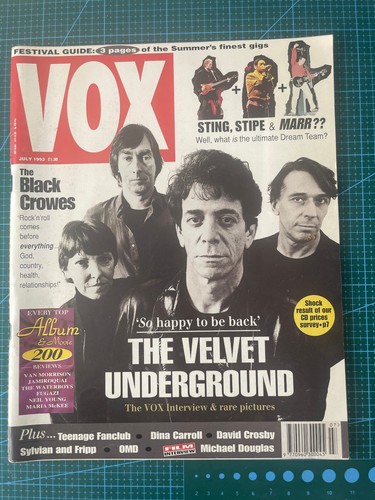 Vox music magazine july 1993 - music,