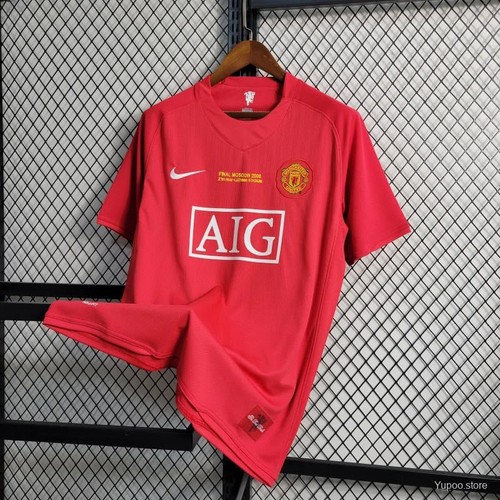 Man united home shirt 2007 - united,