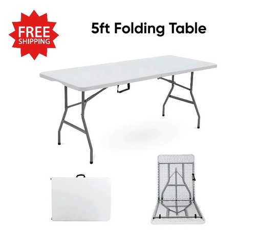 5ft heavy duty folding table - 5ft,