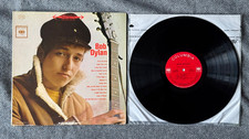 RARE Bob Dylan First album 1963 US pressing 360 2-eye Black Stereo LP CBS G+/VG+
