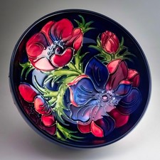 Moorcroft Poppy Bowl Tube