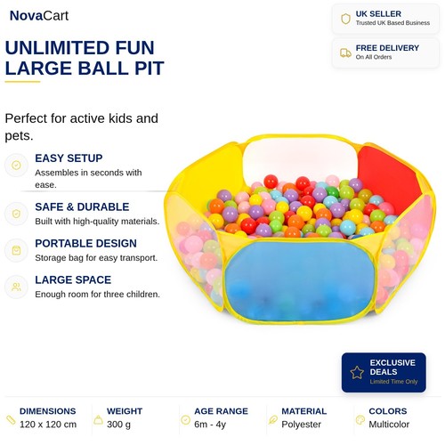 Play house tent large ball - -,