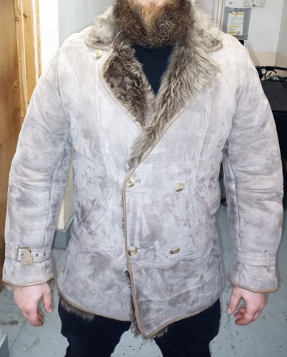 Genuine sheepskin coat - genuine,
