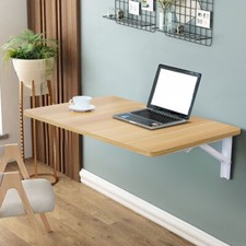 Multi Use Wall Mounted Drop Leaf Table Corner Desk Computer Study 60-100cm Table