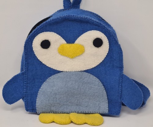 Floral felt wool children bag - floral,