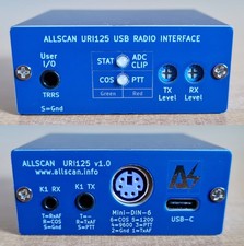 Allscan URI125 USB interface HT &Mini-Din Ham Radio (Replaces URI110)