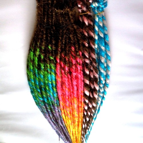 Rainbow dreads - 50, se