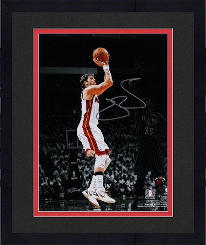 Framed mike miller heat signed - mike,