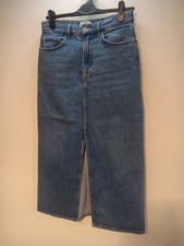 COS A-Line Denim Midi Skirt