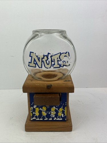 Vintage nuts peanut dispenser - nuts,
