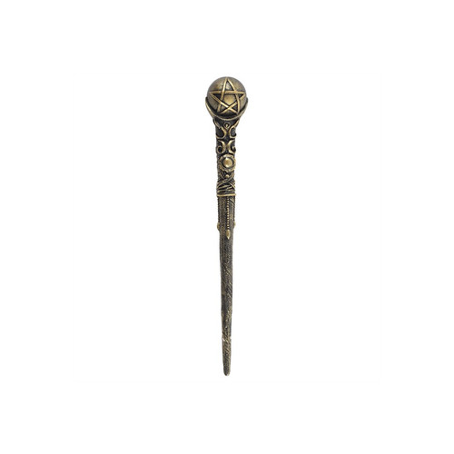 Bronze pentagram wand - pentagram, gothic