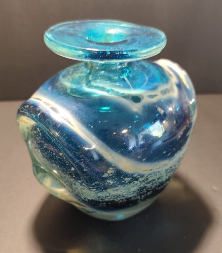 Vintage mdina art glass ear - art,
