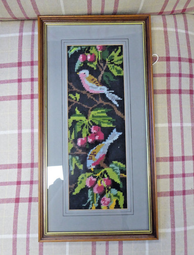 Vintage completed framed - completed,
