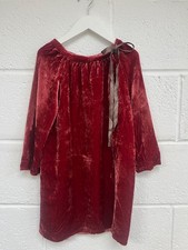 Red Velvet Bonpoint Dress 10 y