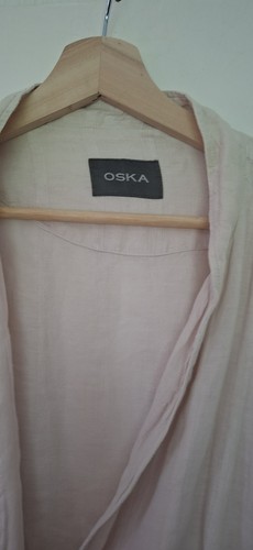 Oska beige linen loose - oska, 4