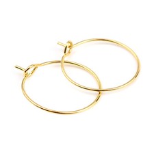 Earring Wire Hoops - 100 pcs