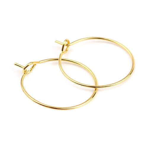 Earring wire hoops 100 pcs - -,