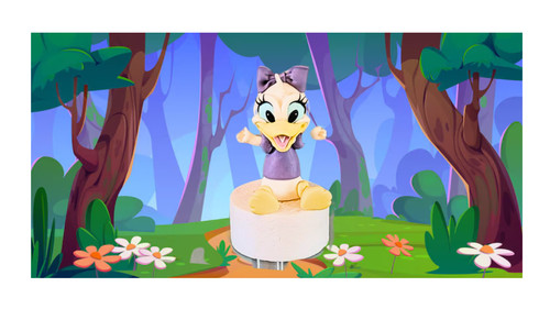 Sugar paste handmade figurine