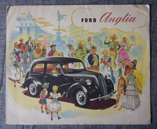 FORD ANGLIA E494A orig 1949 UK Mkt Large Format Sales Brochure
