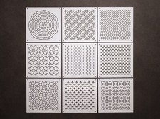 Sashiko Embroidery Template