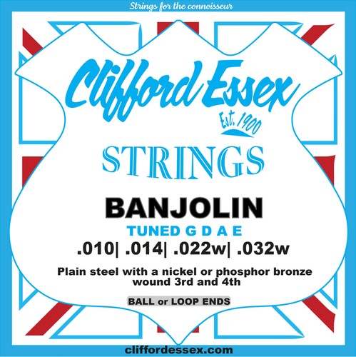 Banjolin string set 4 - set.,