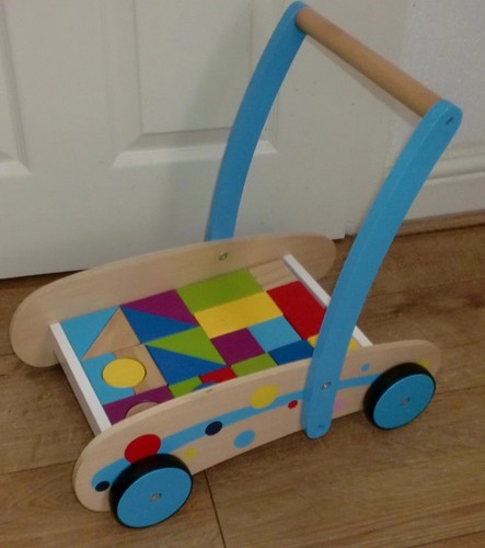 Childrens push along wooden - push,