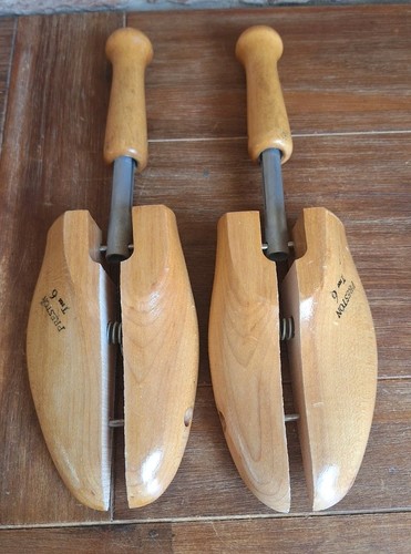 Pair vintage wooden - pair,